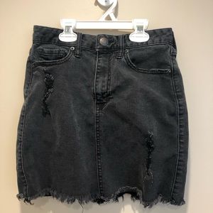 2/$10 Aeropostale High Rise Denim Skirt